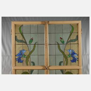 Große Bleiverglasung Jugendstil