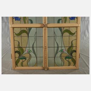 Große Bleiverglasung Jugendstil