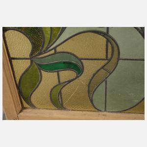 Große Bleiverglasung Jugendstil