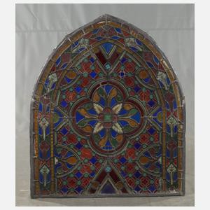 Feines Bleiglasfenster Historismus