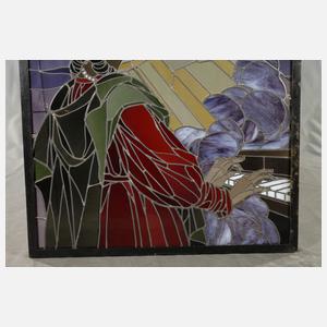 Großes Bleiglasfenster