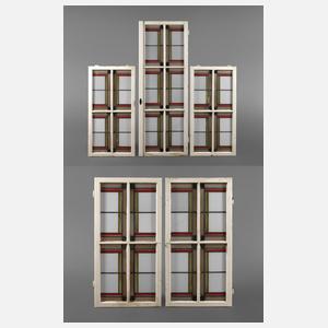 Konvolut Bleiglasfenster