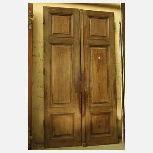 Sechs große Salontüren