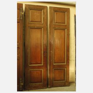 Sechs große Salontüren