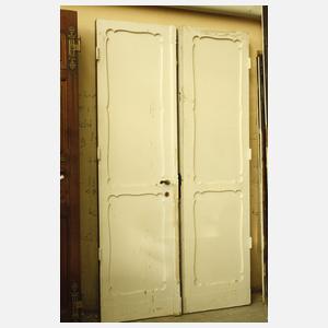 Sechs große Salontüren