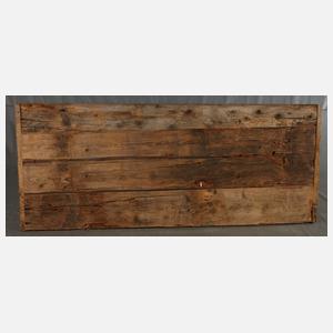 Zwei rustikale Arbeitsplatten