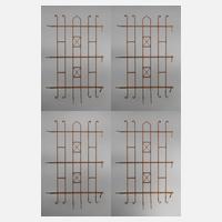 Vier Fenstergitter111