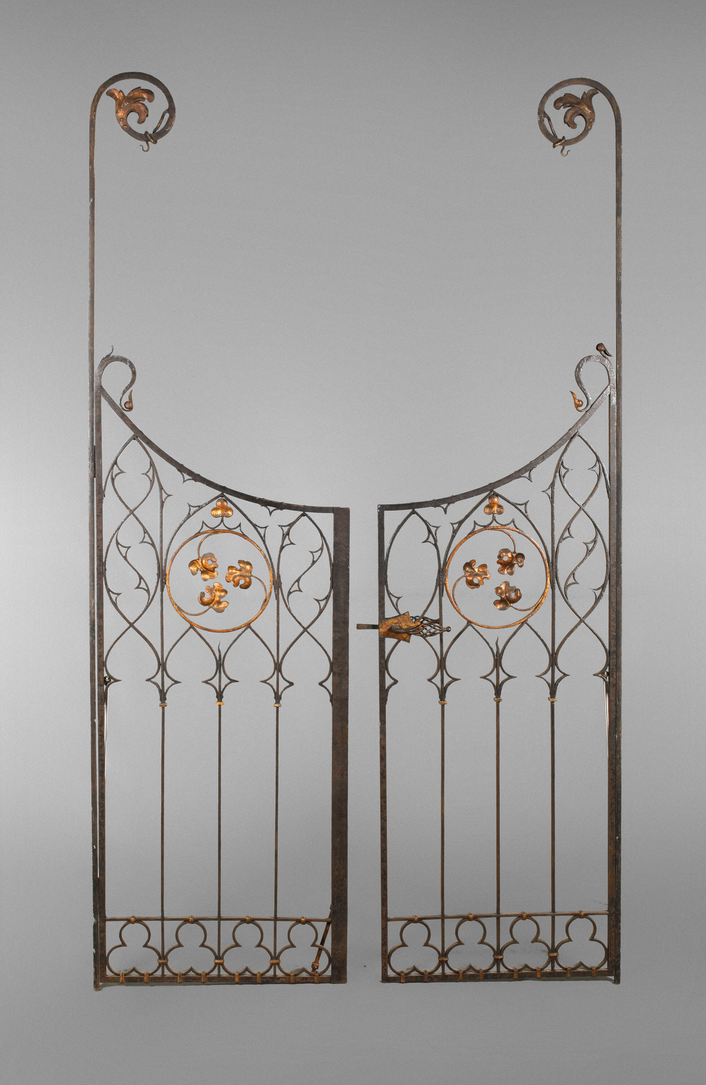 Prächtiges Gartentor Schmiedeeisen