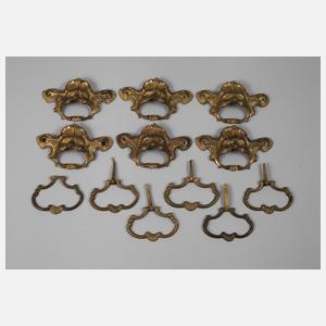 Satz Kommodenbeschläge