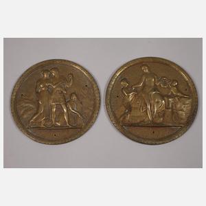 Drei klassizistische Zierbeschläge