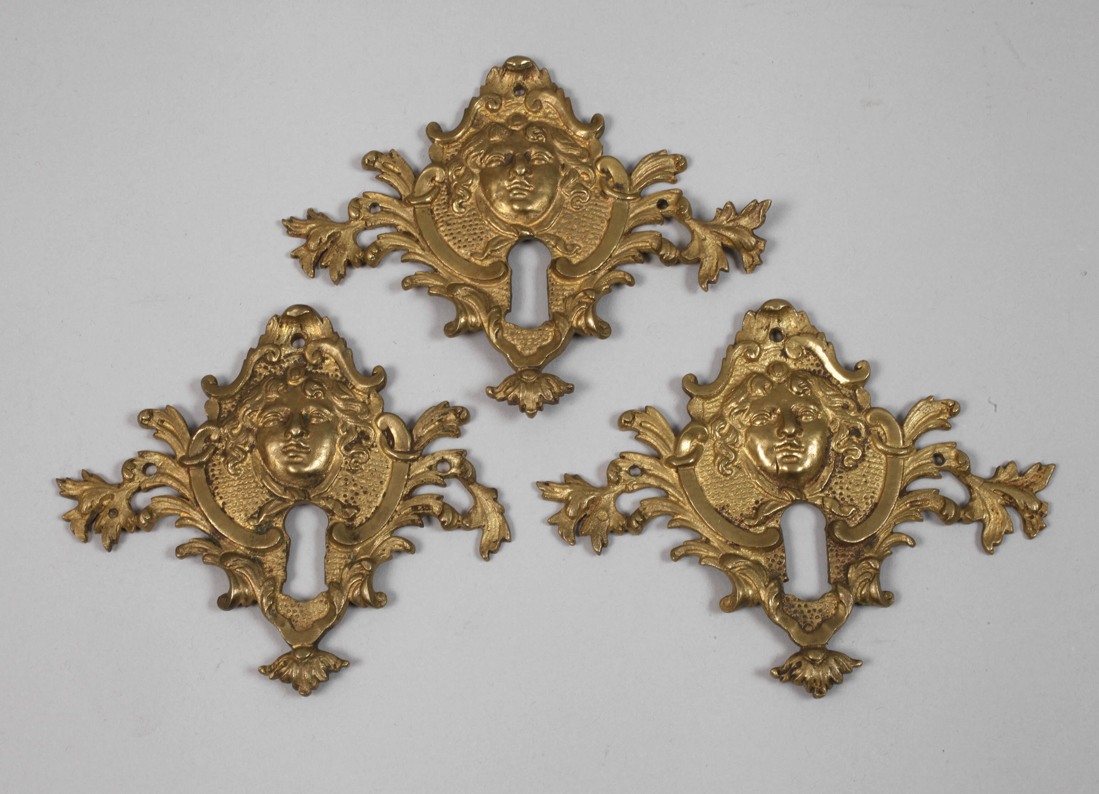 Satz Schlüsselbeschläge