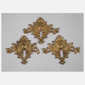 Satz Schlüsselbeschläge