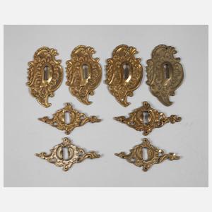 Konvolut Schlüsselbeschläge