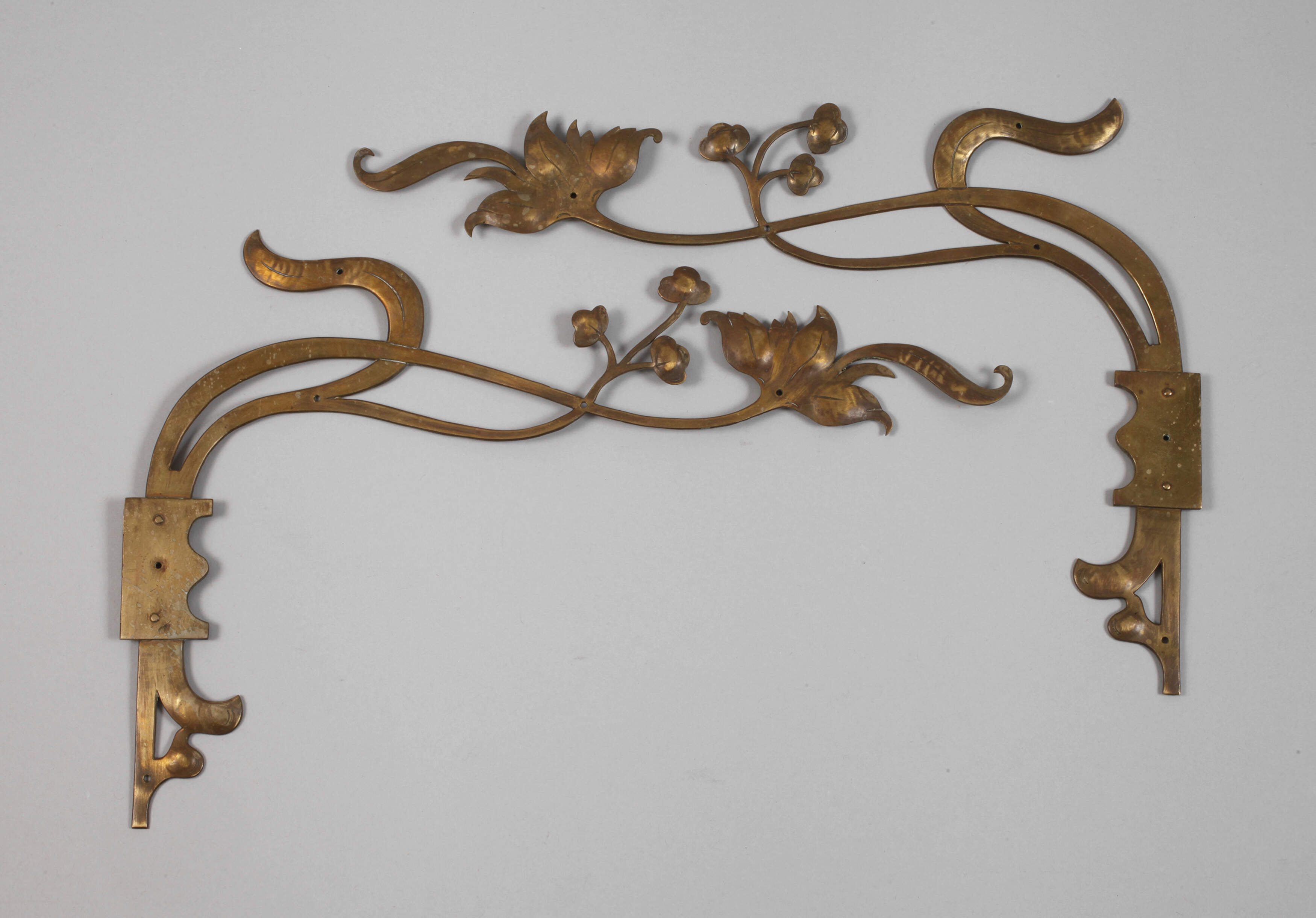 Paar Zierbeschläge Jugendstil