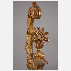 Paar Schnitzereien im Barockstil