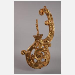 Paar Schnitzereien im Barockstil