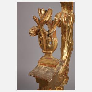 Paar Schnitzereien im Barockstil