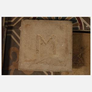 3 qm Bodenfliesen Jugendstil