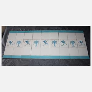 Konvolut Wandfliesen Art déco