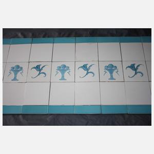 Konvolut Wandfliesen Art déco