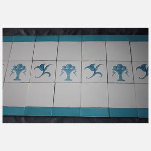 Konvolut Wandfliesen Art déco