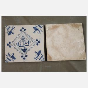 Konvolut Delfter Wandfliesen