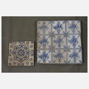 Konvolut Ofenkacheln Renaissance