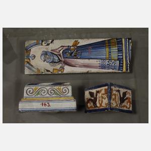 Konvolut Ofenkacheln Renaissance