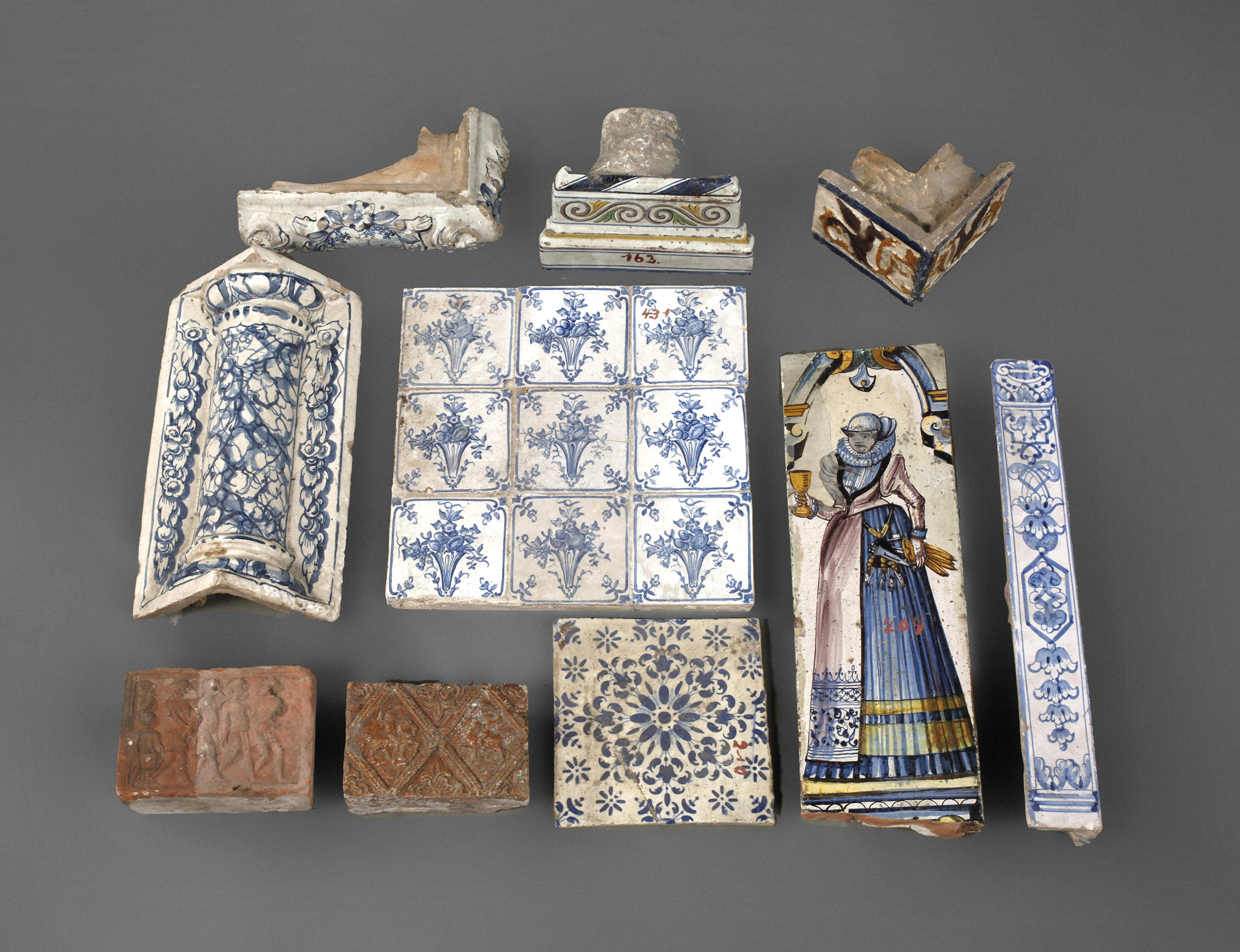 Konvolut Ofenkacheln Renaissance