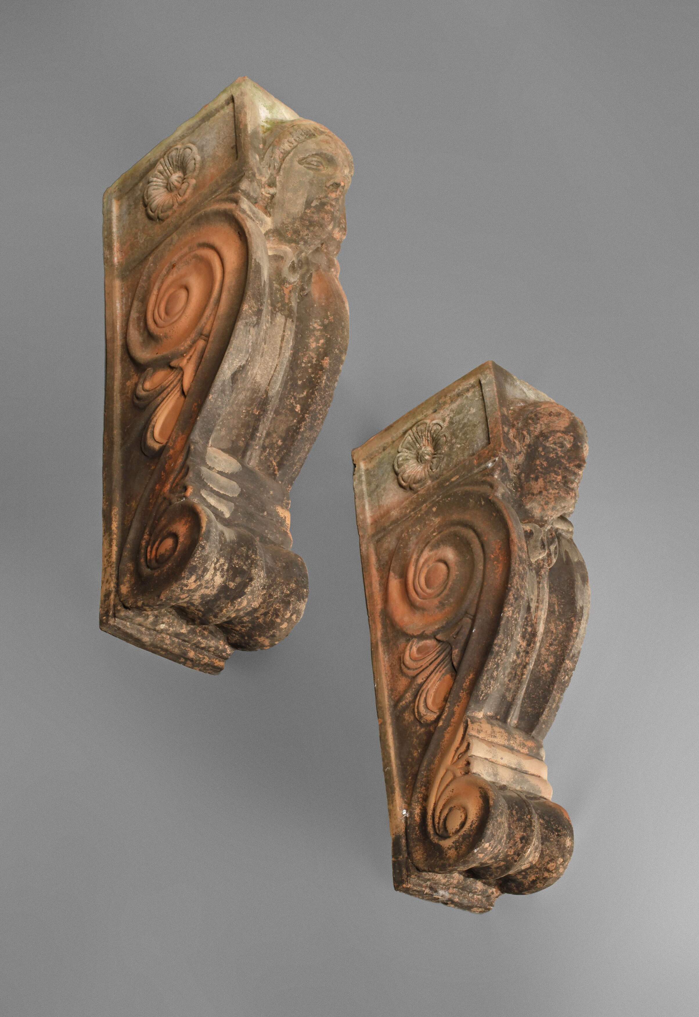 Paar Fassadenelemente Historismus