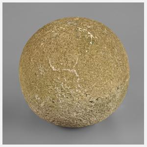 Zwei Sandsteinkugeln