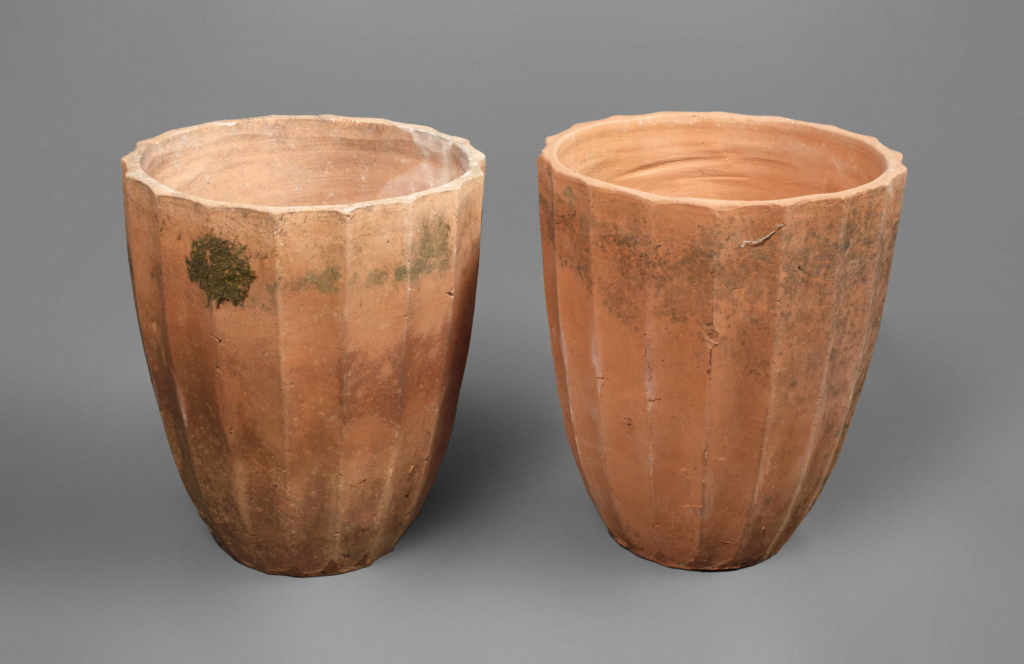 Paar Gartenvasen Terrakotta