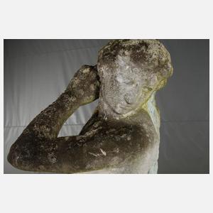 Große Gartenfigur Adonis