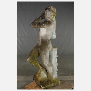 Große Gartenfigur Adonis