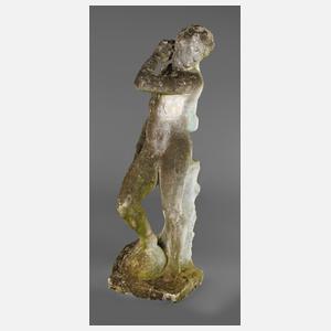 Große Gartenfigur Adonis