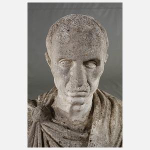 Gartenbüste Julius Cäsar