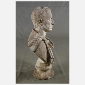 Gartenbüste Julius Cäsar