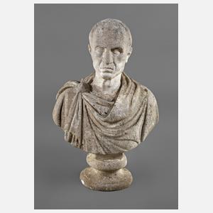 Gartenbüste Julius Cäsar