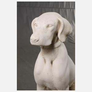 Gartenfigur Jagdhund