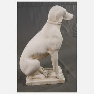 Gartenfigur Jagdhund