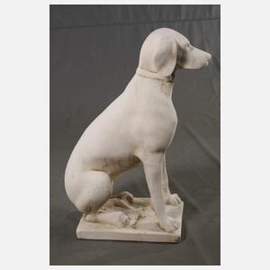Gartenfigur Jagdhund