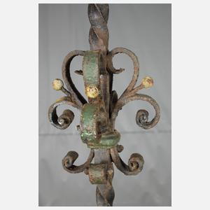 Paar Ziersäulen Schmiedeeisen