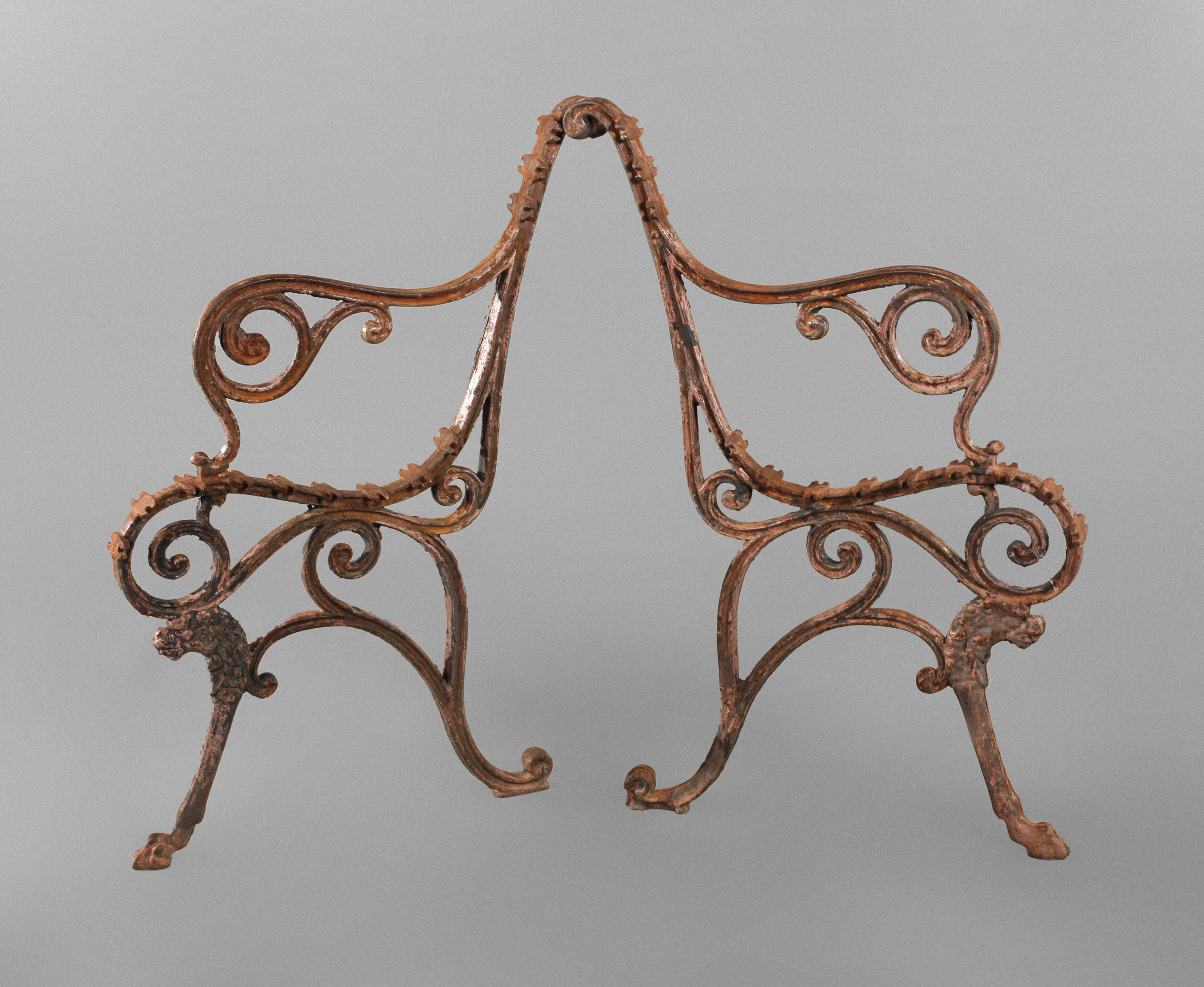 Gestell einer Gartenbank