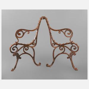 Gestell einer Gartenbank