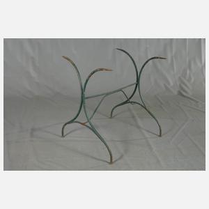 Gartentisch mit Marmorplatte