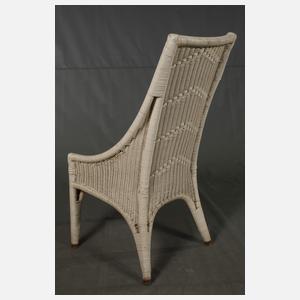 Sechs Terrassenstühle