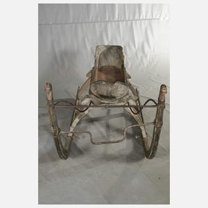 Kleiner barocker Pferdeschlitten