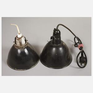 Sechs Industrielampe