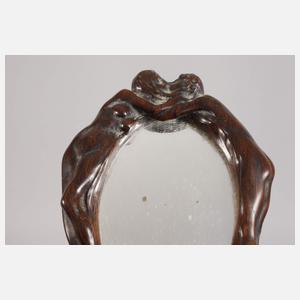 Geschnitzter Handspiegel