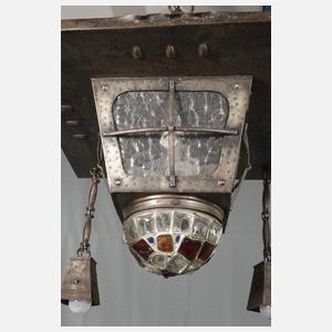 Deckenlampe Bleiglas